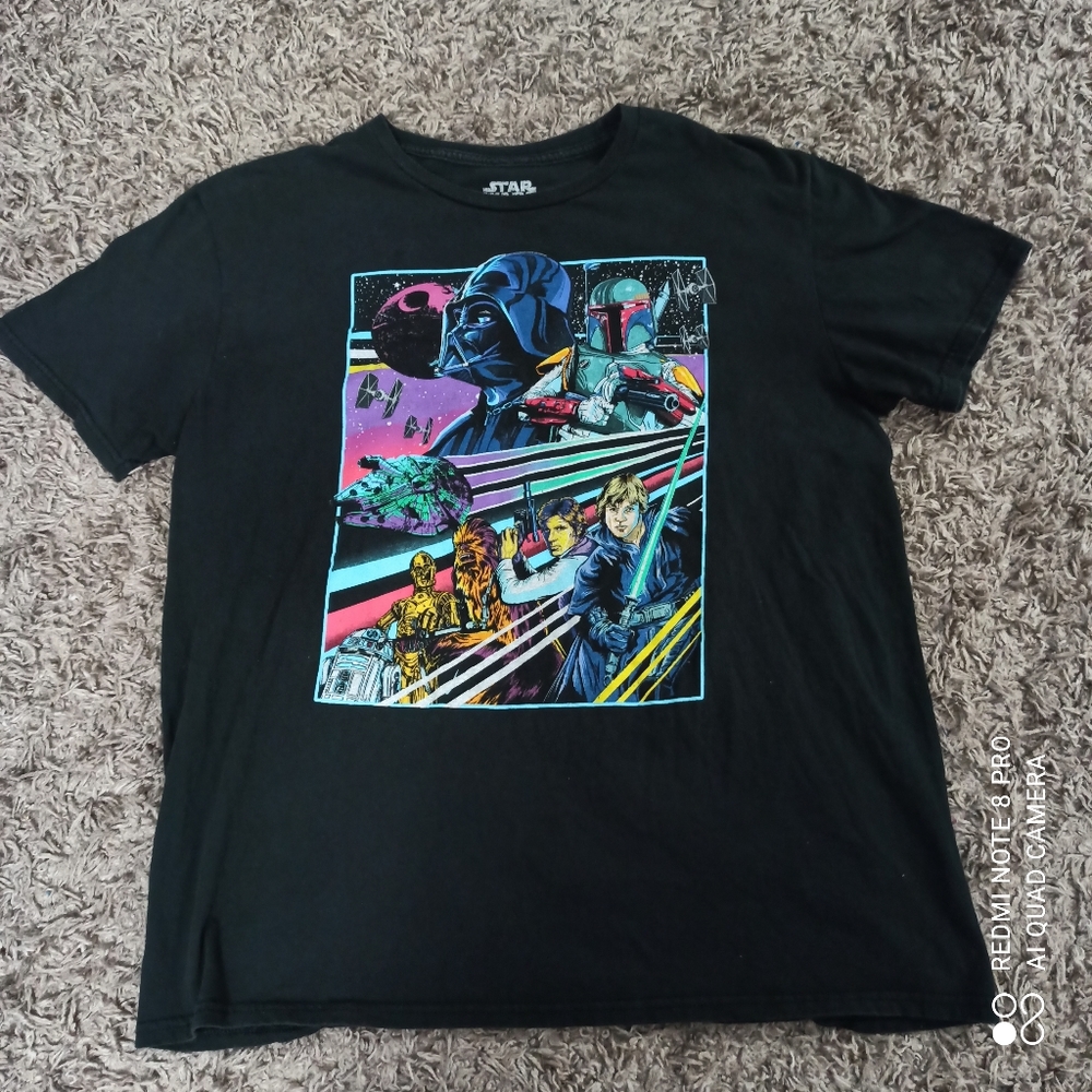 Star wars t shirt size large